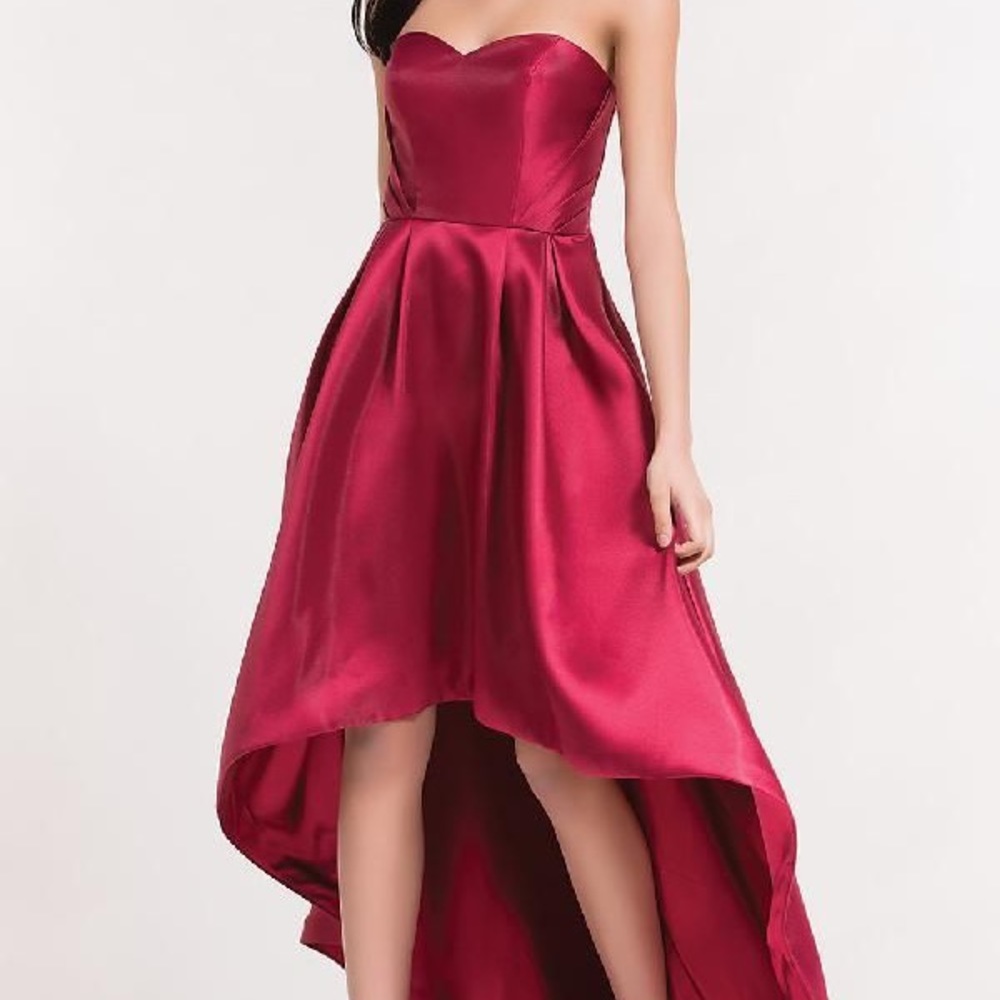 Red High Low Alyce Paris Prom Dress